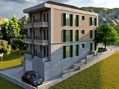 Apartment with one bedroom and sea view in Herceg Novi, Djenovici